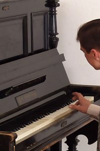 old lady in highly hairy honeypot is pounding a white stud